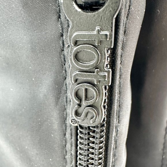 Totes All Weather Footwear Boots Size 11 Black Zip Up Faux Fur Lined - Picture 6 of 13